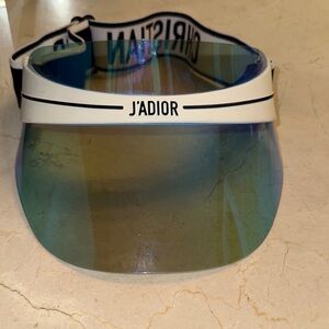 Dior J'Adior White and Blue Visor